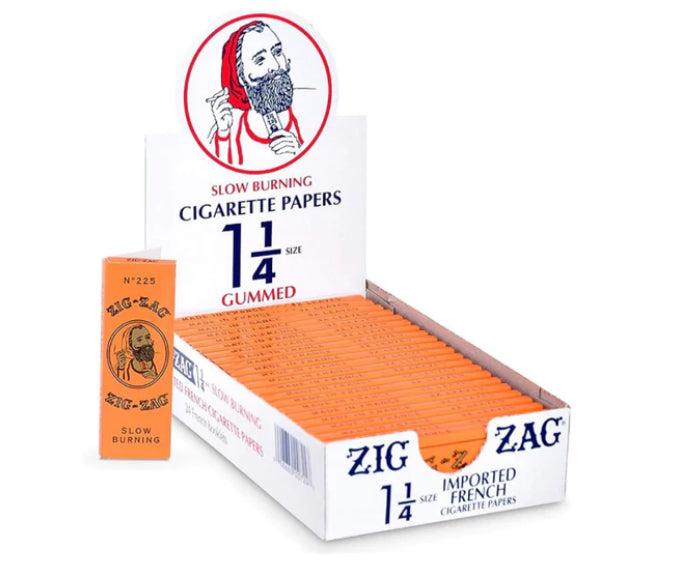 ZIG ZAG IMPORTED FRENCH CIGARETTE PAPERS 1 1/4