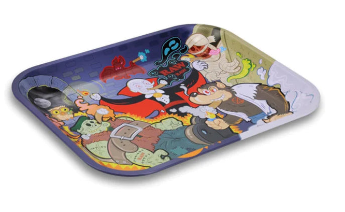 RAW METAL ROLLING TRAY 11 X 14"