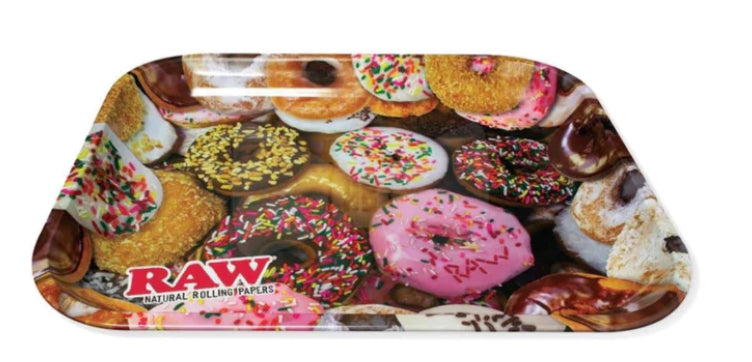 RAW METAL ROLLING TRAY 11 X 14"