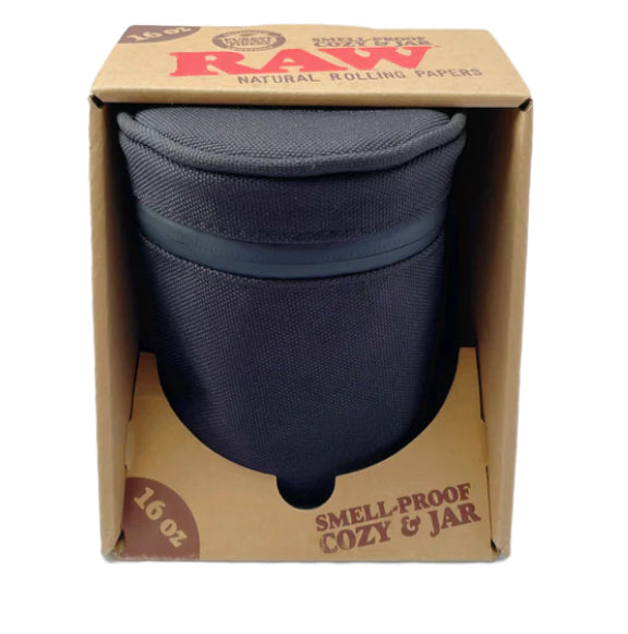 RAW SMELL PROOF COZY & JAR WITH LOCK 16 OZ