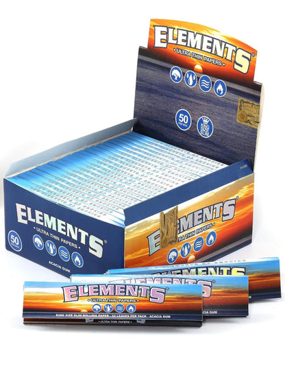 ELEMENTS ULTRA THIN RICE PAPERS KING SIZE SLIM