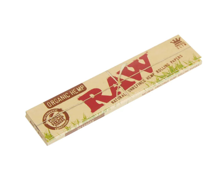 RAW ORGANIC HEMP ROLLING PAPER 1 1/4 OR KING SIZE