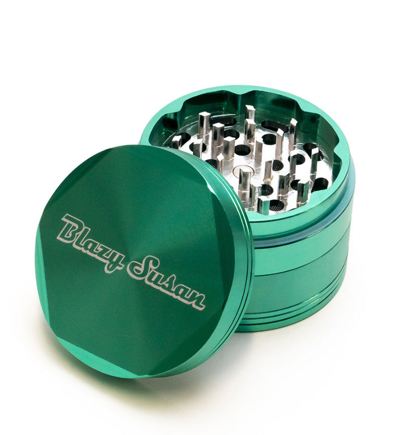BLAZY SUSAN 4-PIECE ALUMINUM GRINDER
