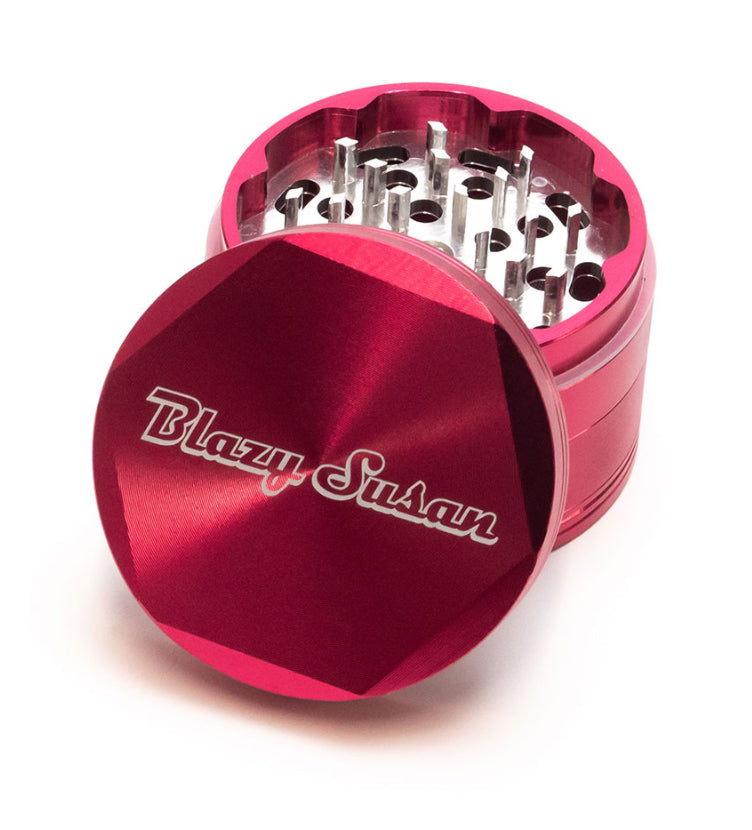 BLAZY SUSAN 4-PIECE ALUMINUM GRINDER