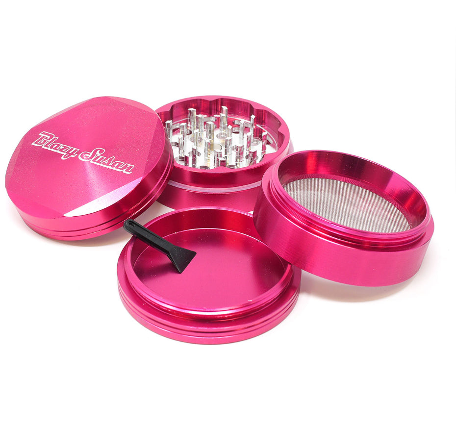 BLAZY SUSAN 4-PIECE ALUMINUM GRINDER