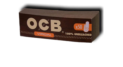 OCB VIRGIN TIPS 100% UNGEBLEICHT 25 X 50