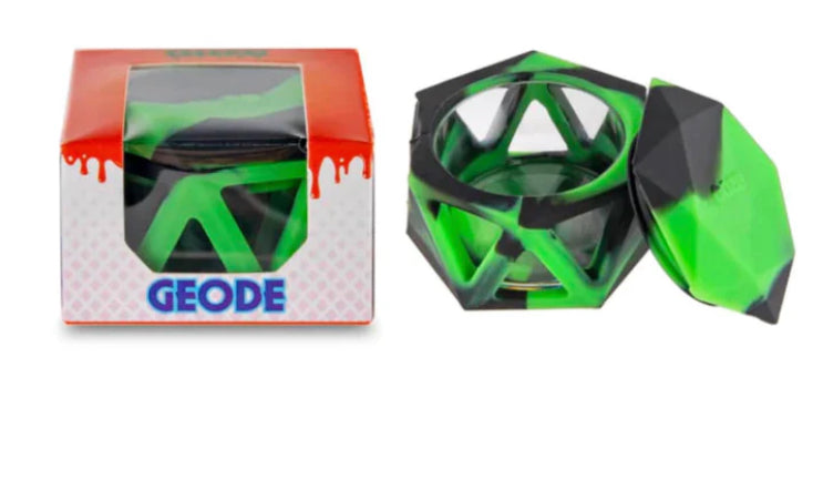 GEODE SILICONE & GLASS CONTAINER