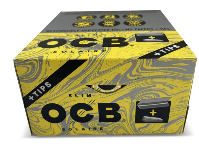 OCB SOLAIRE PAPER + TIP SLIM KING