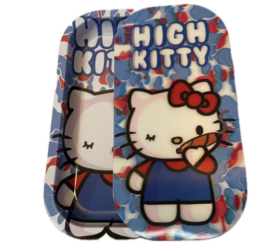 HIGH KITTY SMALL TRAY WITH MAGNETIC COVER AND 3D STYLE COVER  8x4'