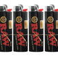 RAW Black BIC Lighter 4 Single Lighters