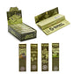 G-ROLLZ Organic M. Sativa Cheech & Chong Unrefined Extra Thin King Size Rolling Papers.  4 Singles Packs 4 Singles Packs