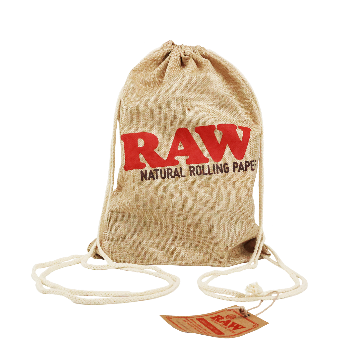 Black Or Tan Drawstring Bag